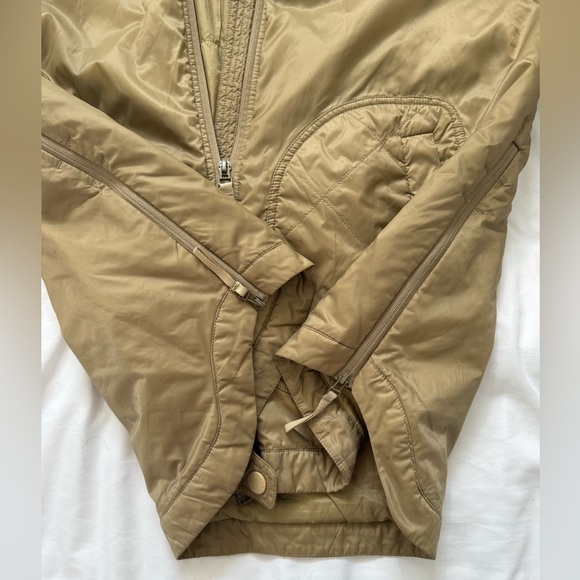 MAAP x The Arrivals Alt Road Jacket - Sand Gold, Hooded Packable Quilted, Side - Picture 7 of 15